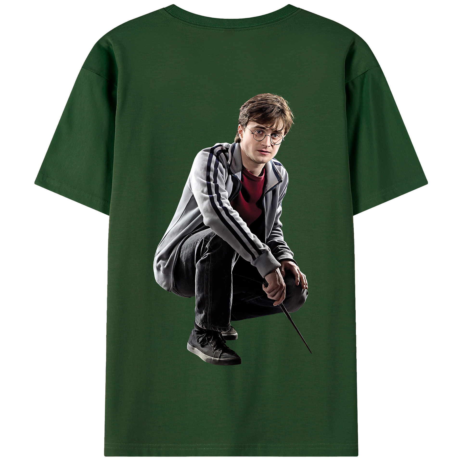 （画像用） Harry Potter ハリー・ポッターシリーズ 綿100％半袖Tシャツ（背面プリント）